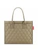 Reisenthel Daily Shopper - Shopper 42 cm (leo vanilla) in rhombus olive