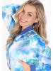 IZIA Women Jacket in blue multicolor