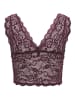 ONLY Bustier 'ONLCHLOE GLITTER' Rot