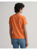 Gant T-Shirt in pumpkin orange