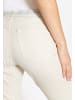 ANGELS  Slim Fit Jeans Jeans Anacapri Sporty mit Dehnbund in beige