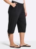 sheego Capri-Hose in schwarz