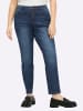 sheego Jeans in blue-stone-washed