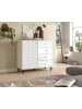 ebuy24 Sideboard Prisma Weiß 110 x 40 cm