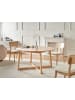 Beliani Runder Tisch WAIPORI in Braun - (W) 140 x (H) 75 x (L) 140 cm