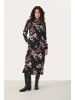 PART TWO Kleid LamiyaPW Gerade Passform in Black Blurred Flower