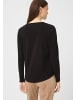 Olsen Langarmshirt Hannah in schwarz gold