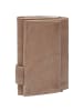 The Chesterfield Brand Mannheim Geldbörse RFID Schutz Leder 7 cm off white