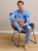 WITT WEIDEN Schlafanzug-Shirt in mittelblau
