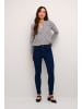 Kaffe Bluse langarm KAsary Regular fit in Sand Dollar/Blue Retro Zig Zag