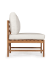 home24 Loungeset Bayton 3-teilig Kombi B in Beige / Braun