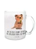 Mr. & Mrs. Panda Teetasse Quokka Happy mit Spruch in Transparent