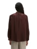 Marc O'Polo Satin-Boho-Bluse relaxed in Black Cherry