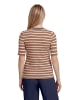 Betty Barclay Ringelshirt mit V-Ausschnitt in Brown/Nature