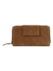 Bugatti Fabia Geldbörse RFID Schutz Leder 18 cm cognac