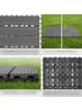 tectake Terrassenfliesen Tegulas 31 x 31 x 2,2 cm, grau
