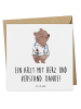 Mr. & Mrs. Panda Grußkarte Arzt mit Herz mit Spruch in Weiß