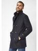 S4 JACKETS Wollmantel George in navy