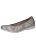 Caprice Ballerina in TAUPE METALLIC