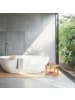 relaxdays Fußbank in Natur - (B)25 x (H)33,5 x (T)39 cm