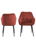 ebuy24 Esszimmerstuhl Bruks Rot 2er Set