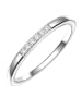 Glanzstücke München Ring aus Sterling Silber mit Zirkonia in silber