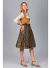 Edelnice Midi Dirndl Hanna Cord Gelb in gelb