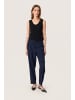 Soaked in Luxury Casual Hose SLCewtona Gerade Passform in Night Sky