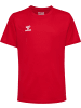 Hummel Kinder Sportshirt "Hmlessential Jersey S/S Kids" in Rot