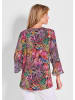 GOLDNER Blusenshirt Bunte Tunika mit floralem Print in bunt / gemustert