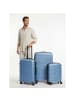 Redolz Essentials 11 4 Rollen Kofferset 3-teilig mit Dehnfalte cool blue