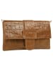 Cluty Abendtasche echt Leder in cognac