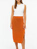 Noisy may Langer Strand Rock Transparent Midi Design in Orange