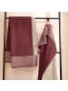 Cawö Handtuch 3er Pack in Bordeaux