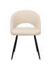 Beliani 2er-Set Esszimmerstuhl ONAGA in Beige/Schwarz