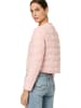 Zero  Steppjacke mit Knopfleiste in Peachskin
