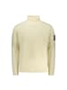 NORWAY 1963 Weiß Wolle Herren Pullover