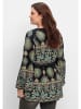 sheego by Joe Browns Longbluse in schwarz gemustert