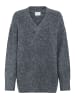 Kaffe Strickpullover KAtrudy Oversize fit in Dark Grey Melange