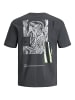 Jack & Jones Jack & Jones Shirt T-Shirt JCOPLAYLIST TEE CREW NECK in antrazit