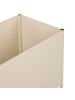 Beliani Indoor Blumentopf TAPIEN in Beige - (W) 70 x (H) 100 x (L) 30 cm