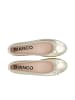 Bianco Ballerinas in Gold