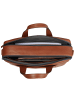 Leonhard Heyden Hamburg Aktentasche Leder 40 cm Laptopfach cognac