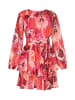 IZIA Damen Kleid in Pink Mehrfarbig