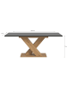 ebuy24 Esstisch Motion Grau 150 x 90 cm