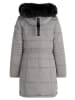 Betty Barclay Steppjacke mit Kapuze in Silbergrau