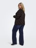 ONLY Carmakoma Strickpullover in Coffee Bean