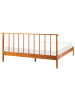 Beliani Doppelbett BARRET in Braun - (W) 176 x (H) 86 x (L) 210 cm