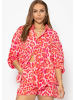 SASSYCLASSY Oversize Musselin Bluse in Pink