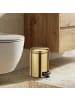 Wenko Kosmetik-Treteimer in gold matt